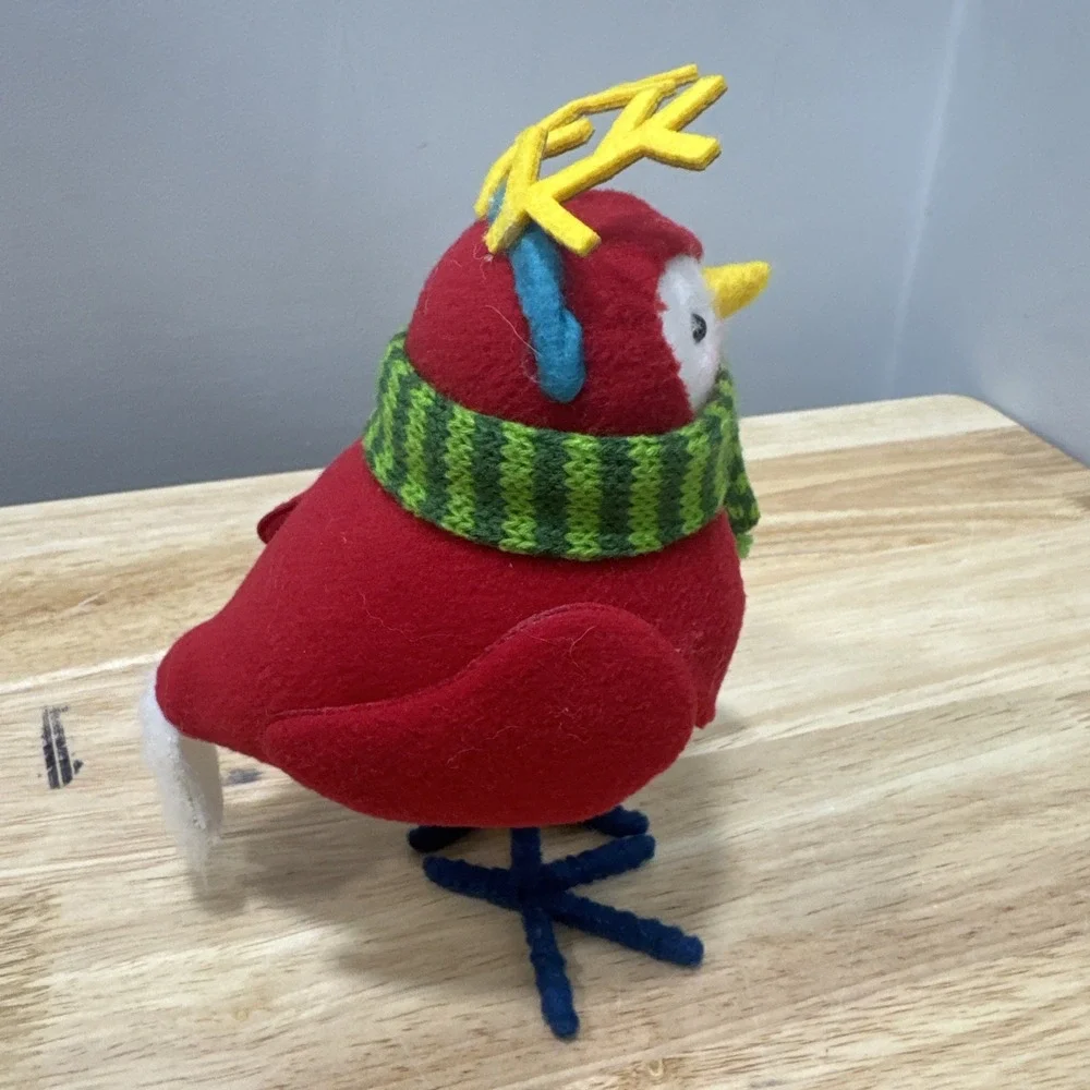 2020 Target Featherly Friends Pere Christmas Bird Scarf Antler Wondershop Spritz